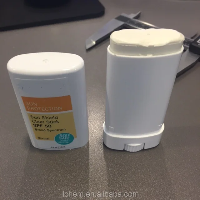 Непрозрачная Глянцевая белая Солнцезащитная палочка 0,55 унции