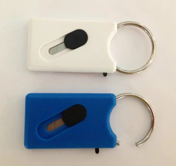 
Foldable Utility Knife, Portable Mini Design Logo Printing Colorful Plastic Knife 