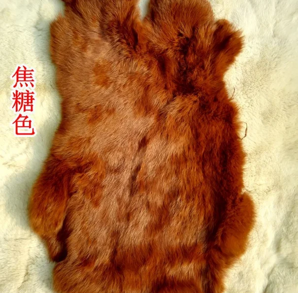 Eco-friendly Tanned Dye Animal Fur Skins Raw Rex Rabbit Fur Pelts Wholesale for Sale