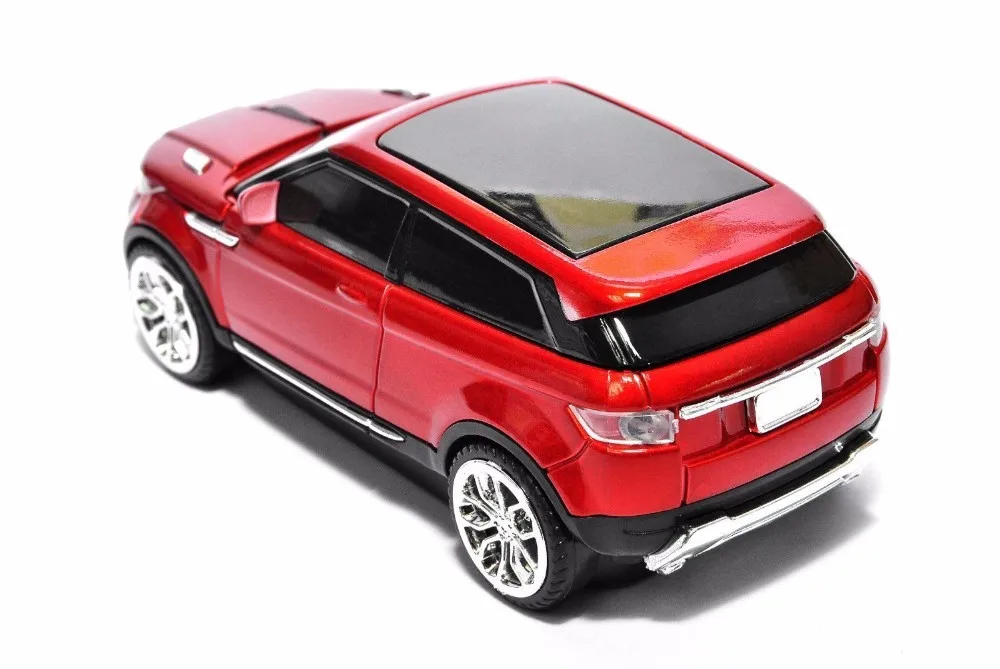 Cool LED Headlights Optical Sports Car Wireless Mouse