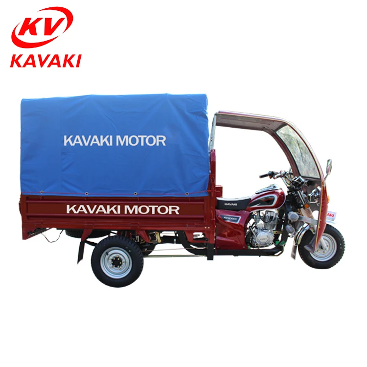 kavaki motor hot sell petrol electric powered tricycles 200cc 300cc manufacturers