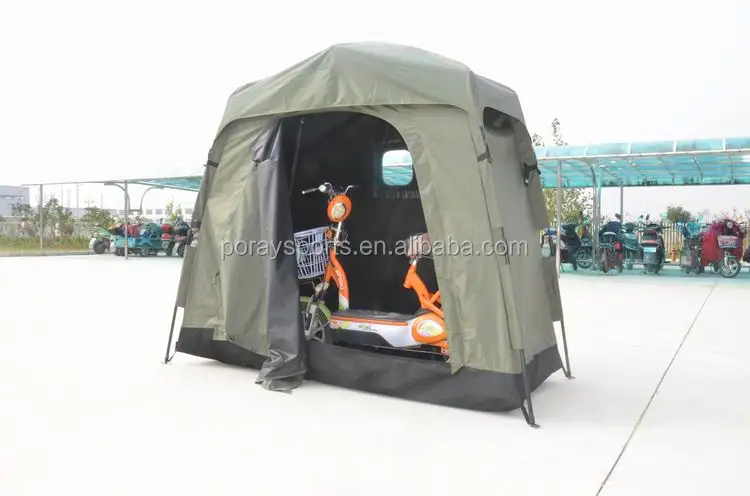 Outdoor Portable Automatic waterproof bike tents Shed Bicycle Storage Tent Space Saver Garden Storage with hat