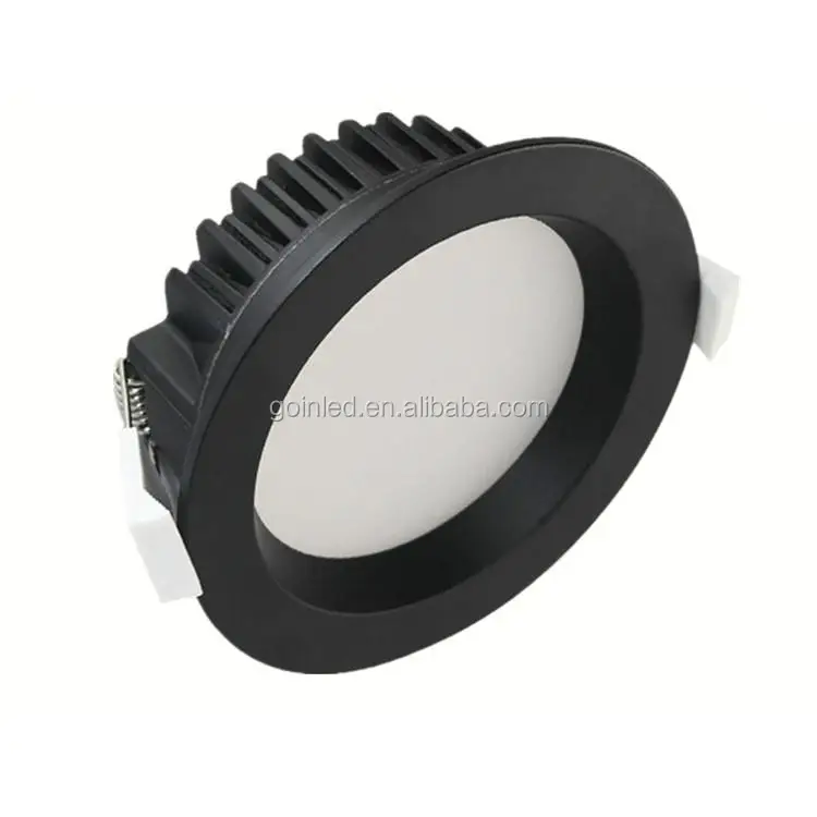 DALI Black/white/silver/chrome surface finish DALI DIMMABLE SMD LED 12W LED DOWNLIGHTS FOR Auto Lighting System