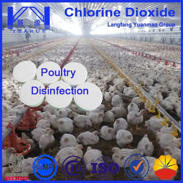 
Chlorine Dioxide Tablet for Duck and Chicken Daily Disinfection 