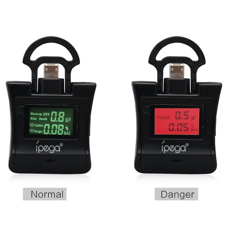 professional personal breathalyzer alcohol tester keychain breathalyzer