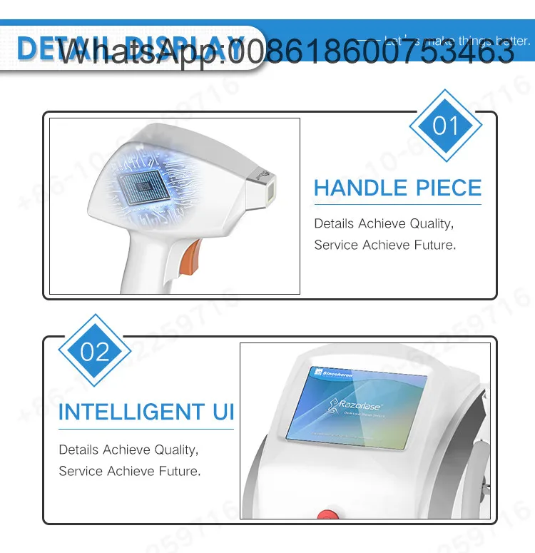 laser hair removal 40millions laser flashes, strong lasting time, 755 808 1064 three in one painless hair removal