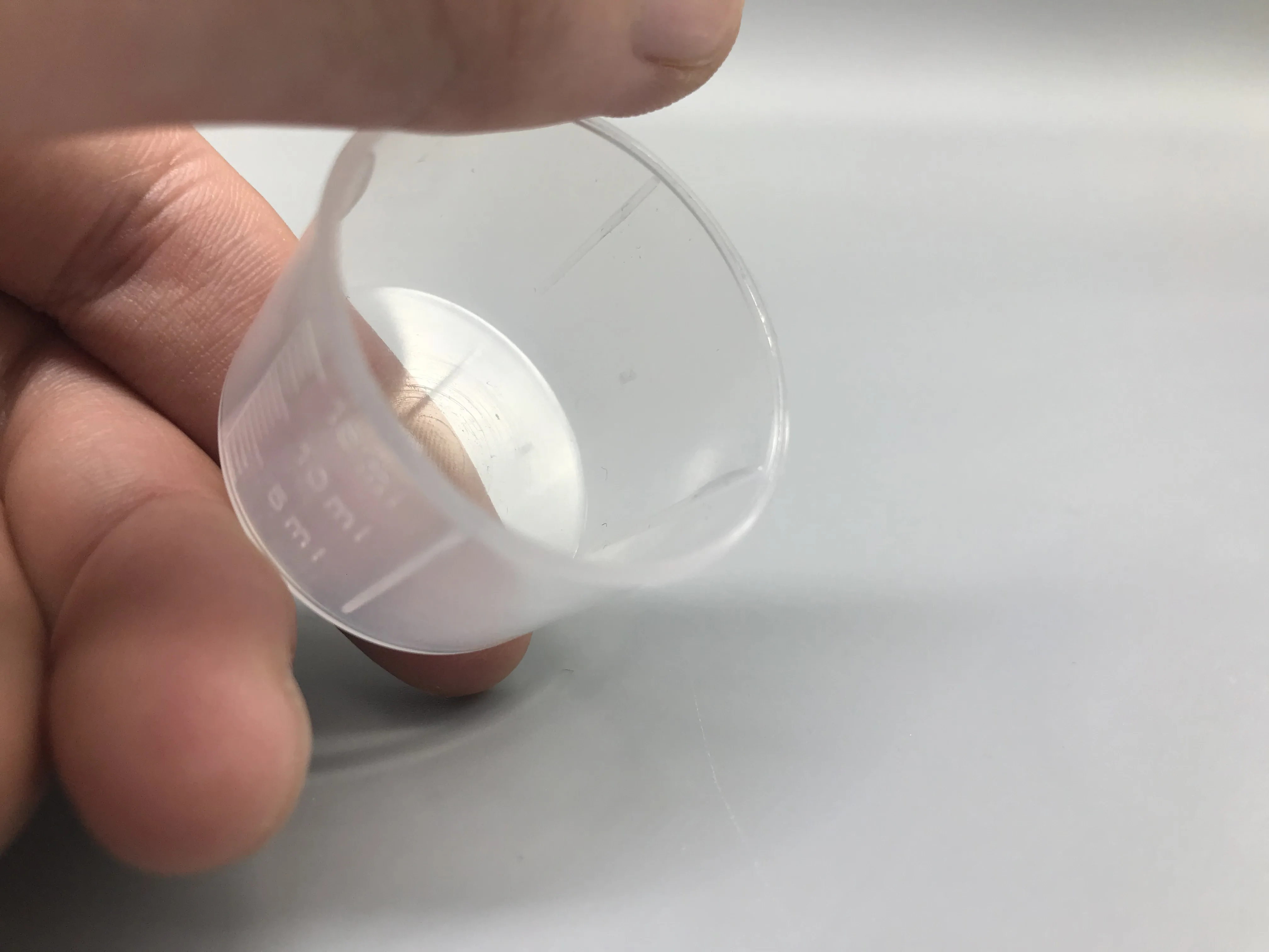 Sterile clear 15ml PP plastic  disposable medicine measuring cup for cough syrup bottle