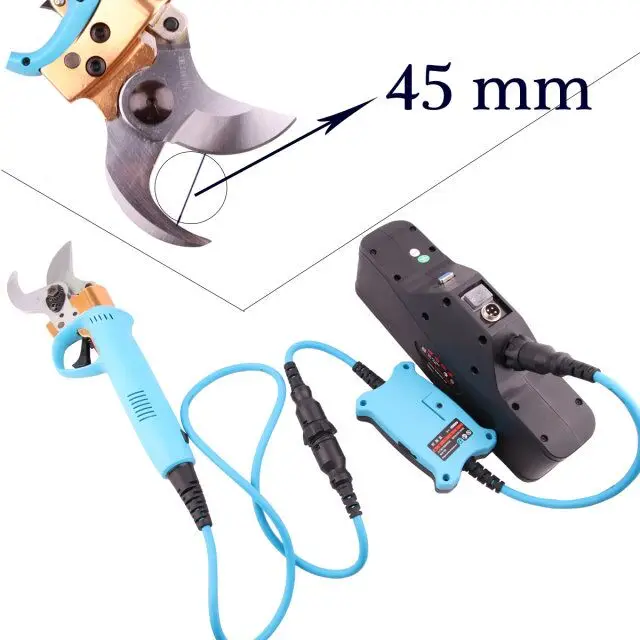 Режущая поверхность 45 мм подходит для обрезки литиевых батарей в фруктовых деревьях