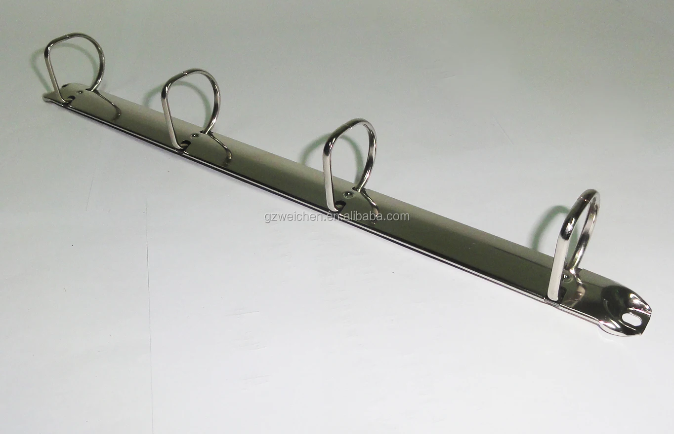EU  Russian market professional design color file folder clip pull-open office stationery D shape 4 ring binder mechanism