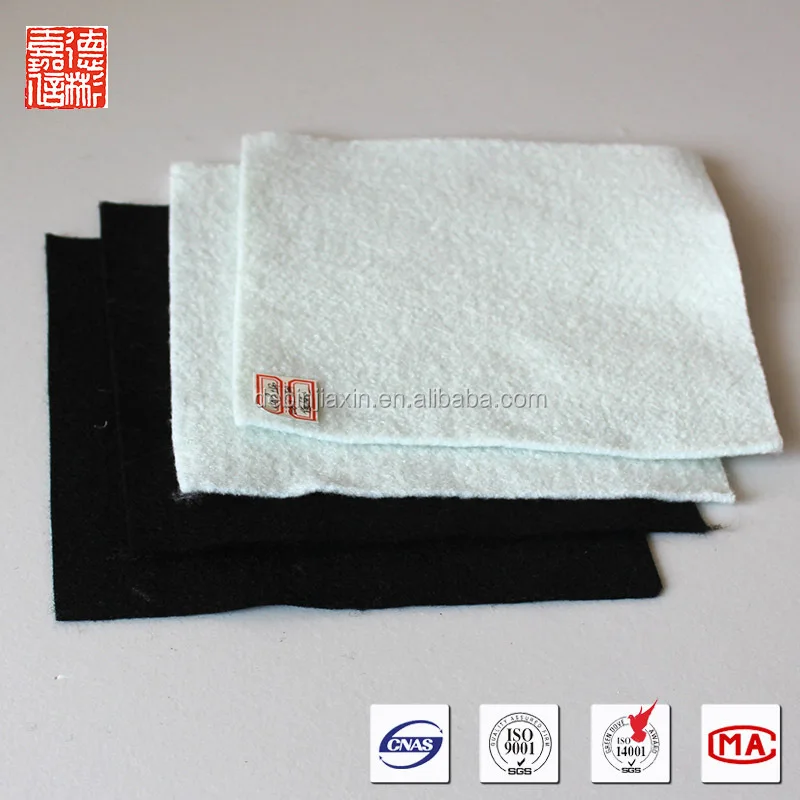 
short fiber geotextile 160g/m2 for highway construction 