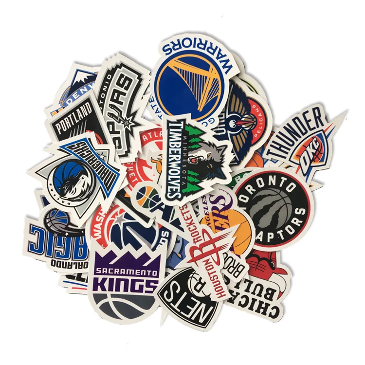 Custom Waterproof Sticker Vinyl Printing Unique Die Cut Skateboard Snowboard Bumper Sticker Packs