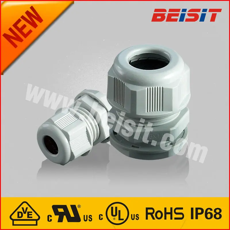Пластиковые IP68 водонепроницаемый кабельный ввод нейлона