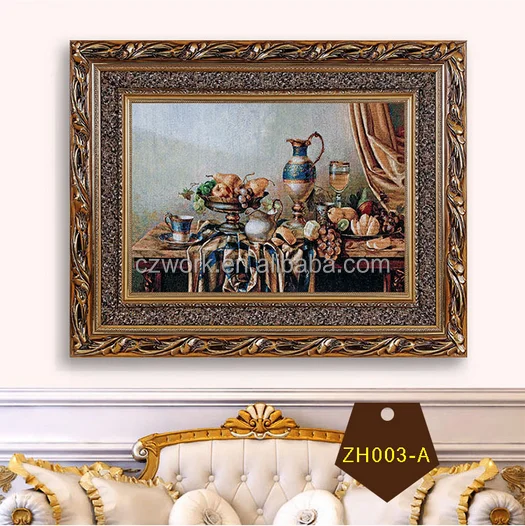 31*47 inch Modern custom decorative wall painting of Lions with Chinese embroidery wall paintings of buddha