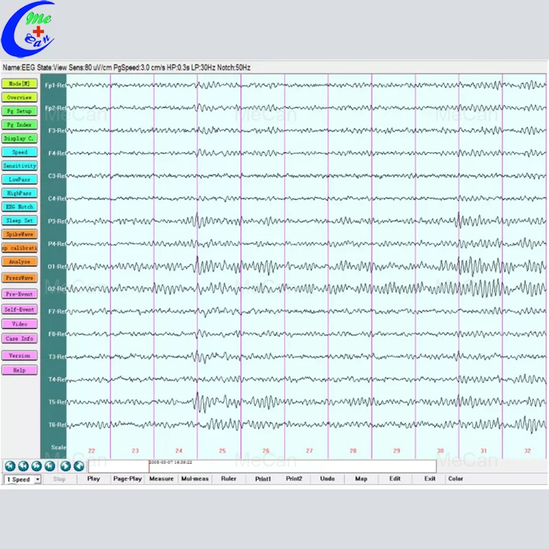 20 Channel Medical Portable EEG Machine, Wireless EEG System