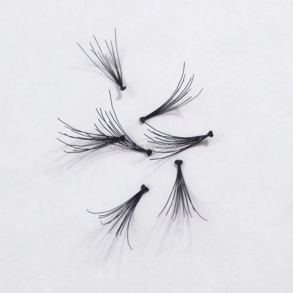 wholesale premium Korea 0.07 silk flare individual eyelashes hand made lashes