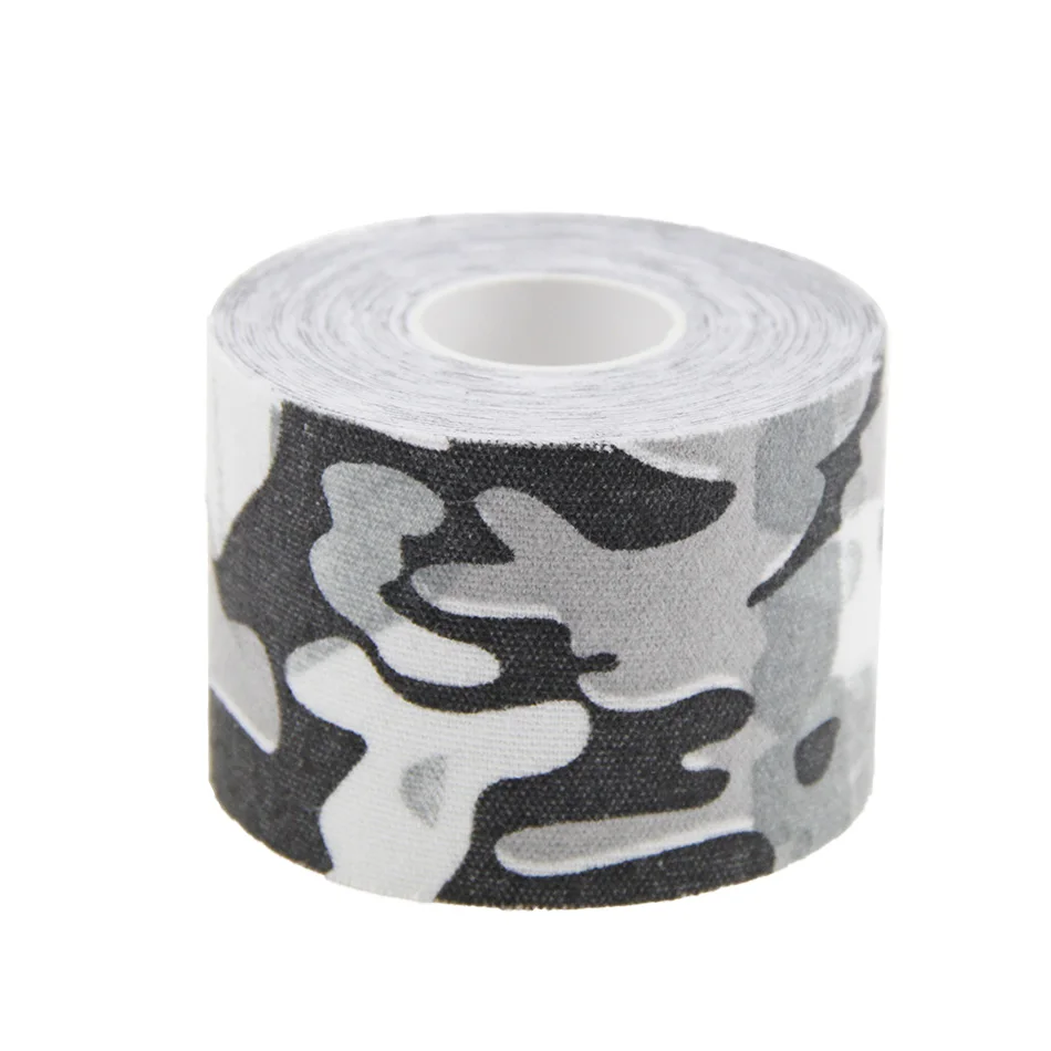 Printed 5cm Width Camo Kinesiology Tape Cotton Muscle Therapy Adhesive Tape