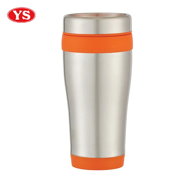 16oz double wall stainless steel thermos travel auto coffee mug tumbler