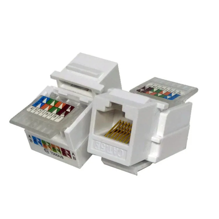 Cheap Price Female Internet Cable Connector RJ45 Cat5e UTP Wall Jack