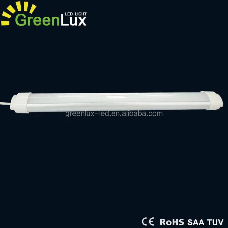 ip65 waterproof fluorescent fitting /tri-proof led light fittings for car parking, airport, metro, train