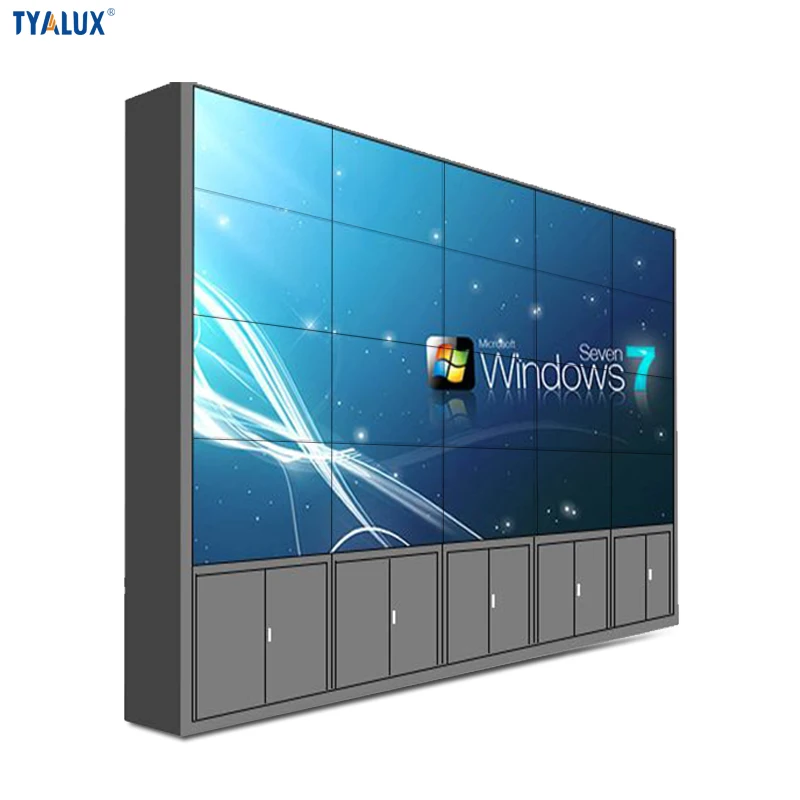 Безрамный ЖК-монитор видеостена внутренний сенсорный экран с видео стеной