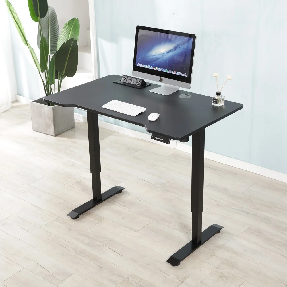Germany Intelligent Electric Height Adjustable Standing Desk Two Segments Lifting Column
