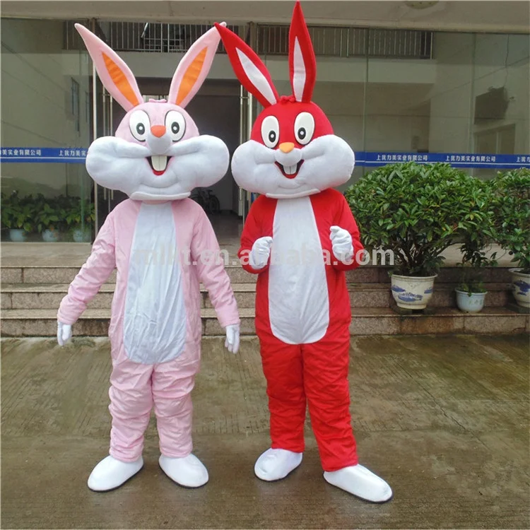 
Wholesale new popular funny Easter rabbit bugs bunny mascot costumes for adult 