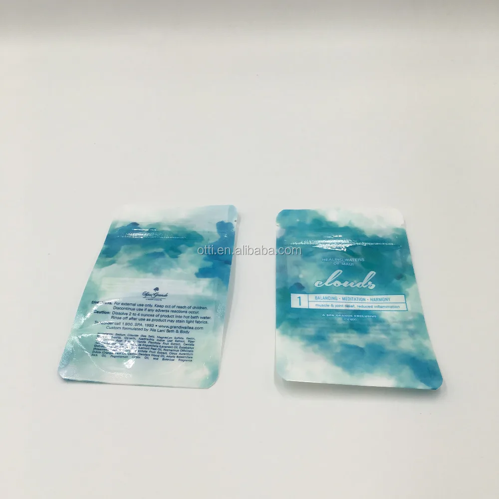 factory price plastic small printed stand up zipper bag