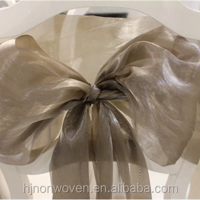 
fancy chair sash for wedding satin chair bow 