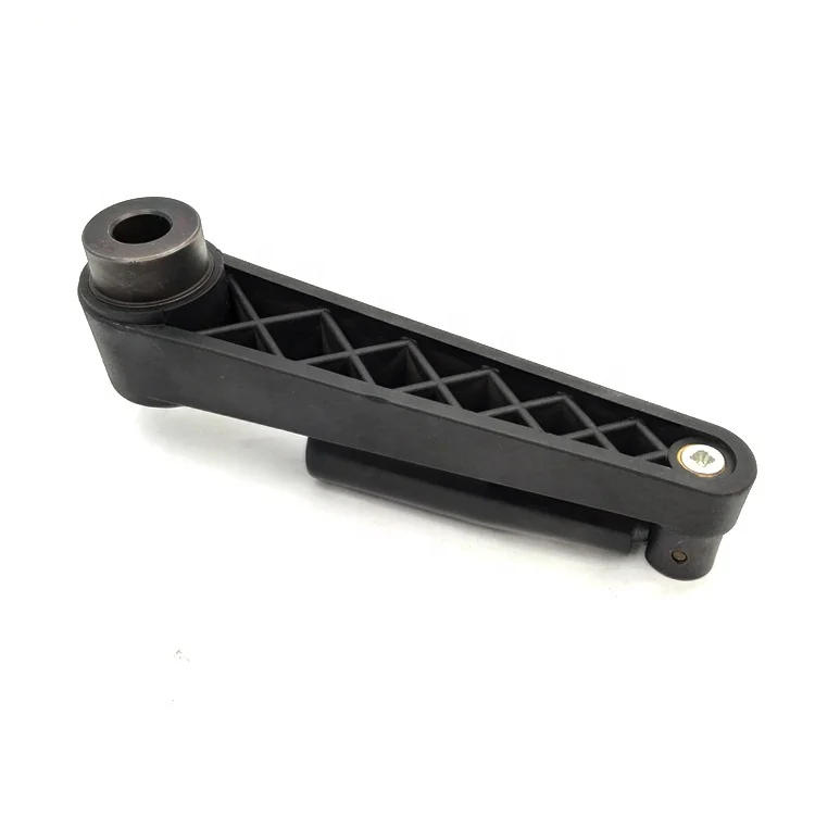 Plastic hospital bed folding crank handle