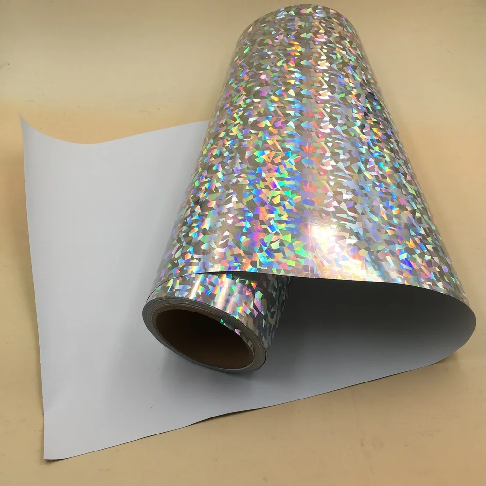 Colorful waterproof silicone frosted acrylic coated pet film tape label