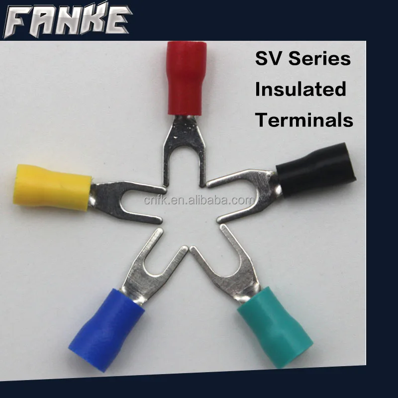 SV1.25-4 SV type Insulated terminal/U type cable lug
