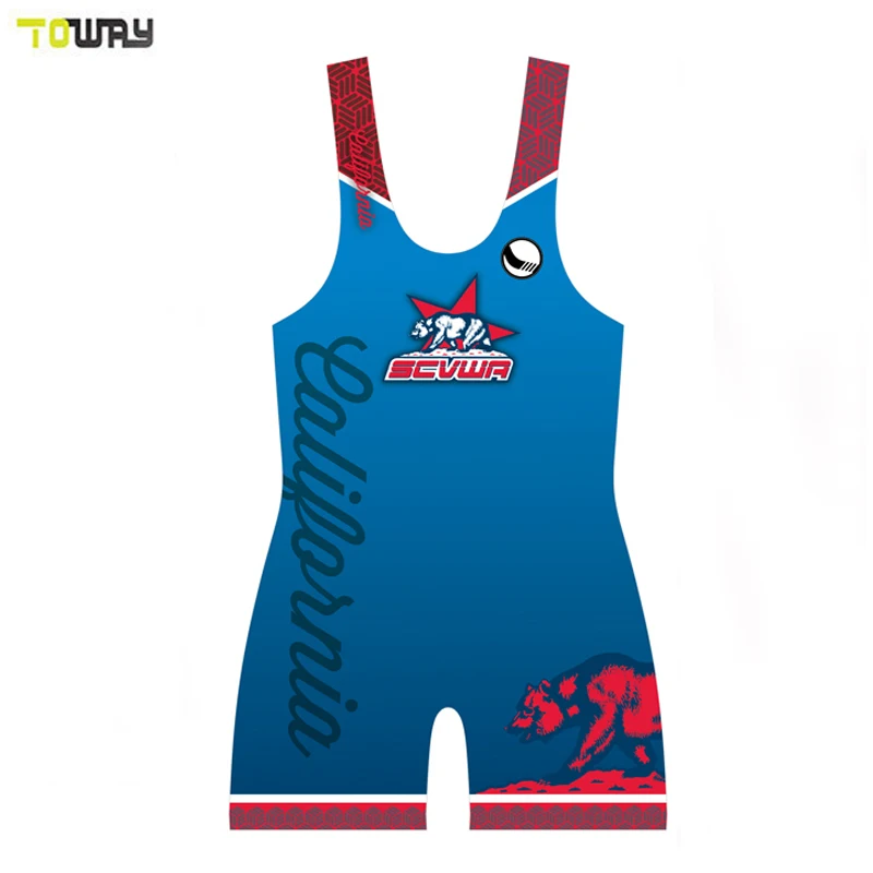 plus size sublimated wrestling singlets for sale