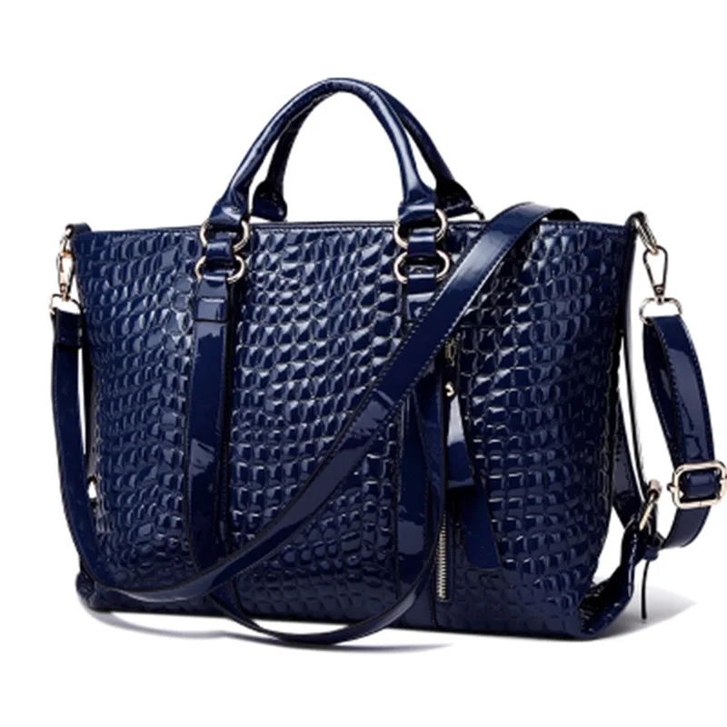 New fashion alligator pattern leather hand bag handbag tote bag