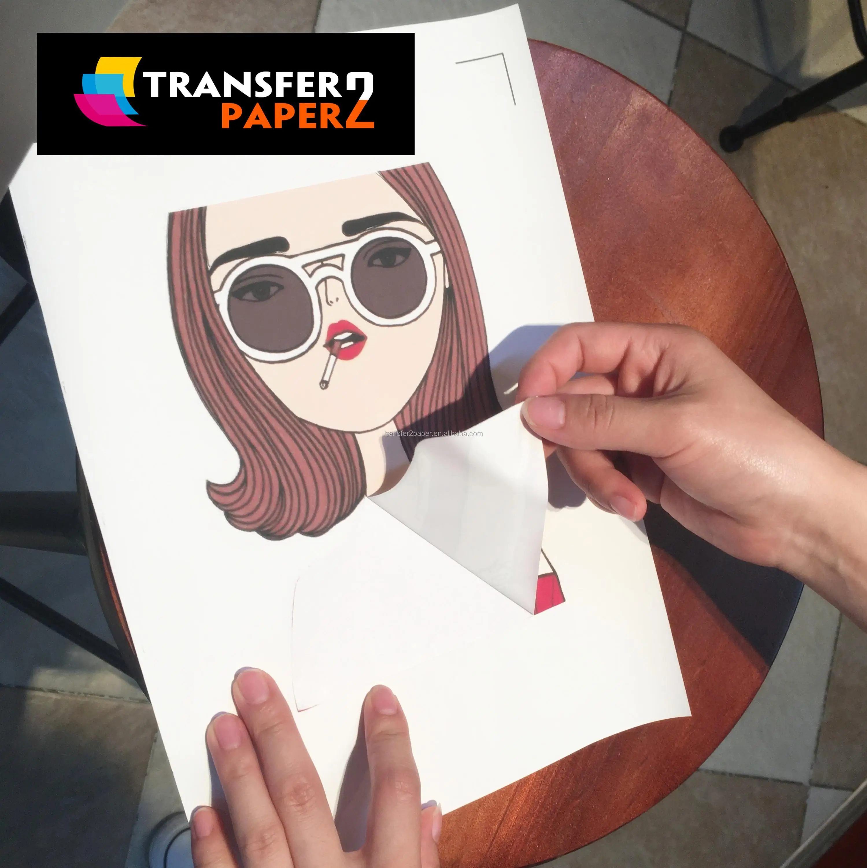 
A4 A3 sheet dark heat transfer paper t-shirt transfer paper for inkjet printer 