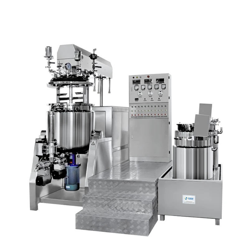 20-500 liters GMP standard vacuum emulsifier mixer homogenizer cosmetics mixer