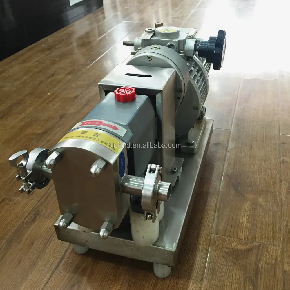 Food & Beverage Industries Transferring Honey lobe pumping machine, Colloid Chocolate Paste pump, Lube Oil/sugar syrup pumps
