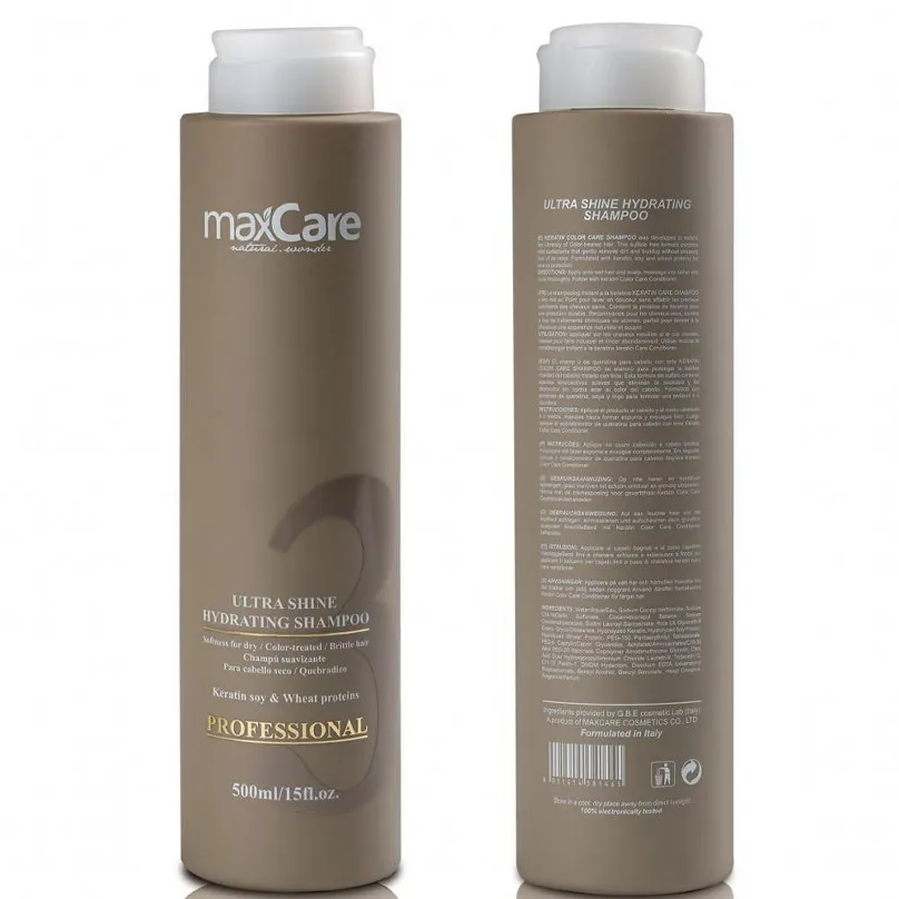 Maxcare professional salon hair keratin shampoo