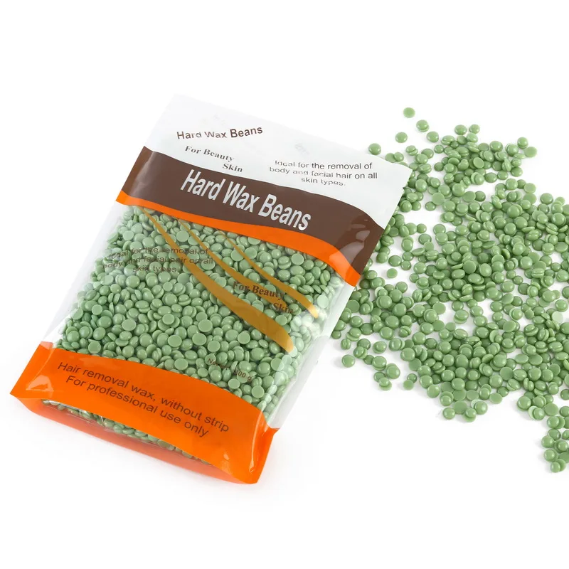 Ten Years Factory Direct Sales 300g No Strip Tea Tree Hard Bean Wax For Hairy Depilation