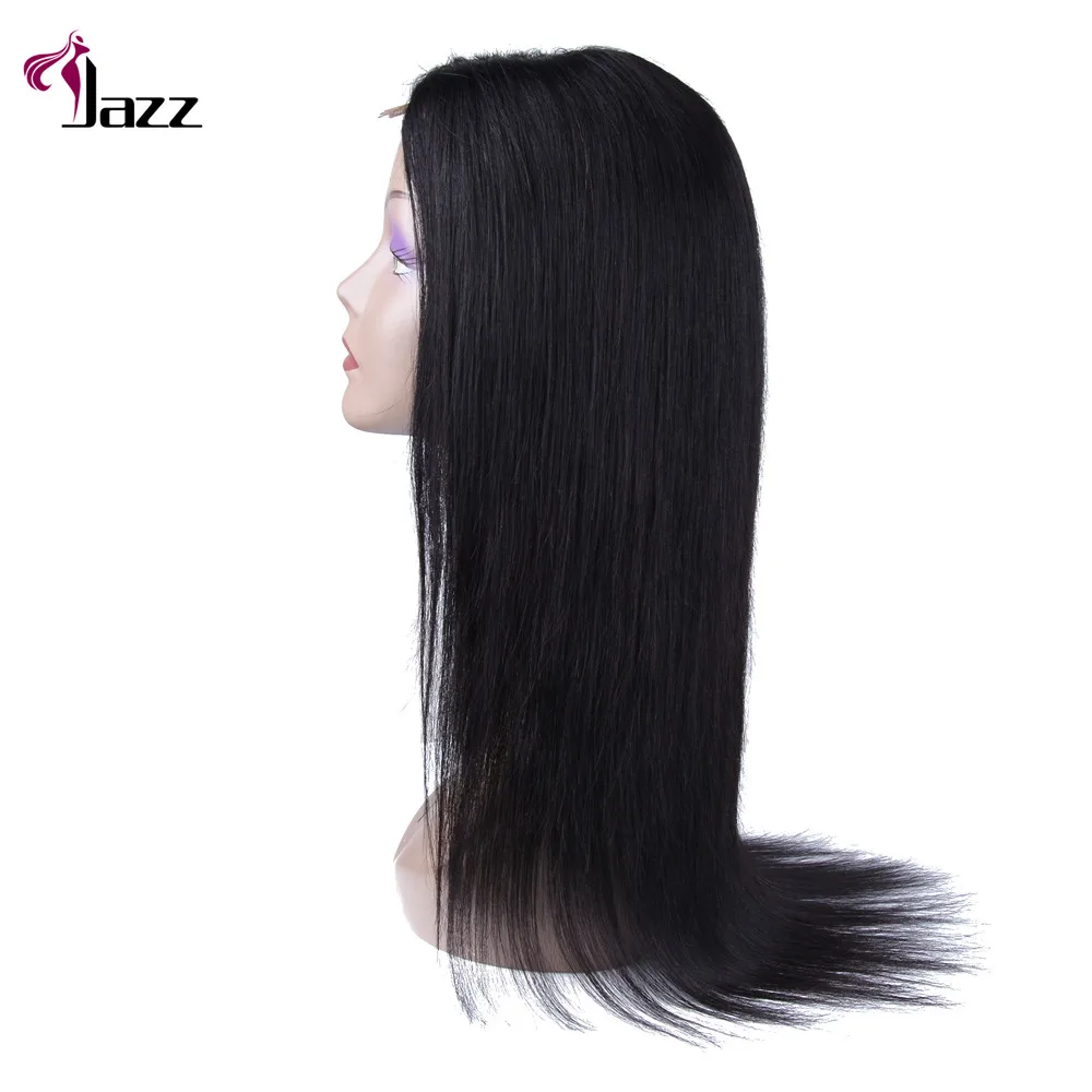 Wholesale 130% Density u part 100% unprocessed straight brazilian hair 2*4 human hair wigs with baby hair for women