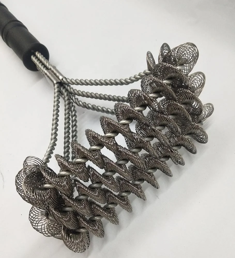 BBQ cleaning brush Grill Cleaner  Best Barbecue Brush and Scraper for Cleaning Porcelain Stainless Steel Grill Grates