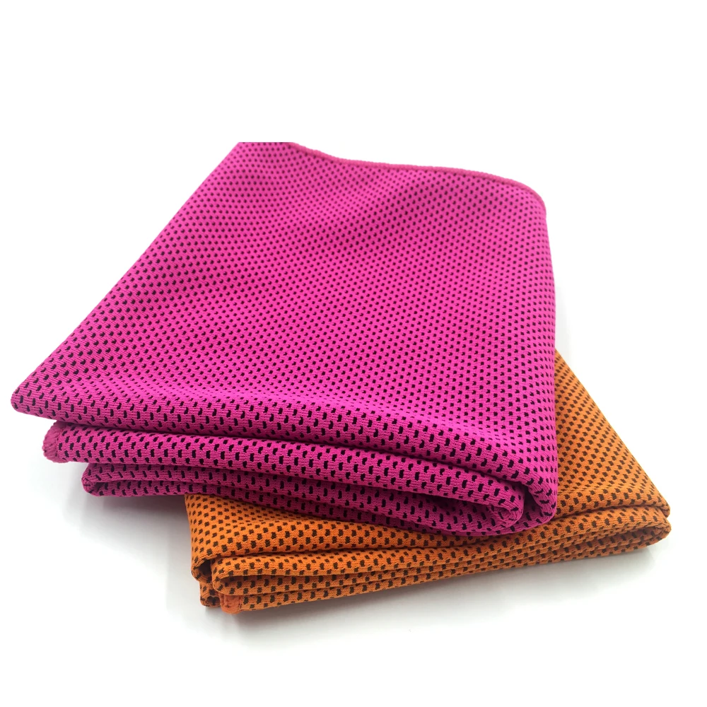New hot sale portable pure color soft and quick dry microfiber instant cooling towel for sport