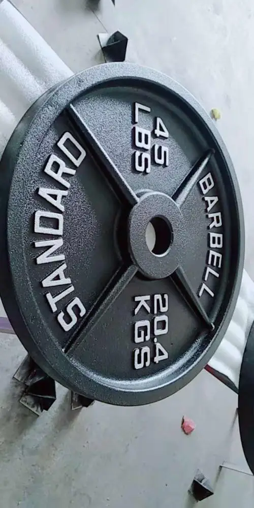 new products colorful gym cast iron weight plate