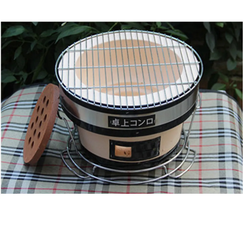 Безопасная и экологичная керамическая духовка, портативный гриль для барбекю