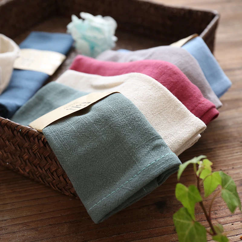 Hot Sell Wholesale Eco-friendly Factory Direct custom printed cotton tea towel linen kitchen towel