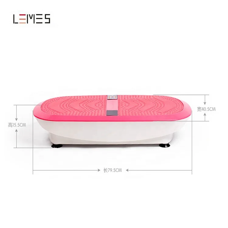 
Best-selling Double Motors Crazy Fit Massage 3D Fitness Vibration Exercise Plate 