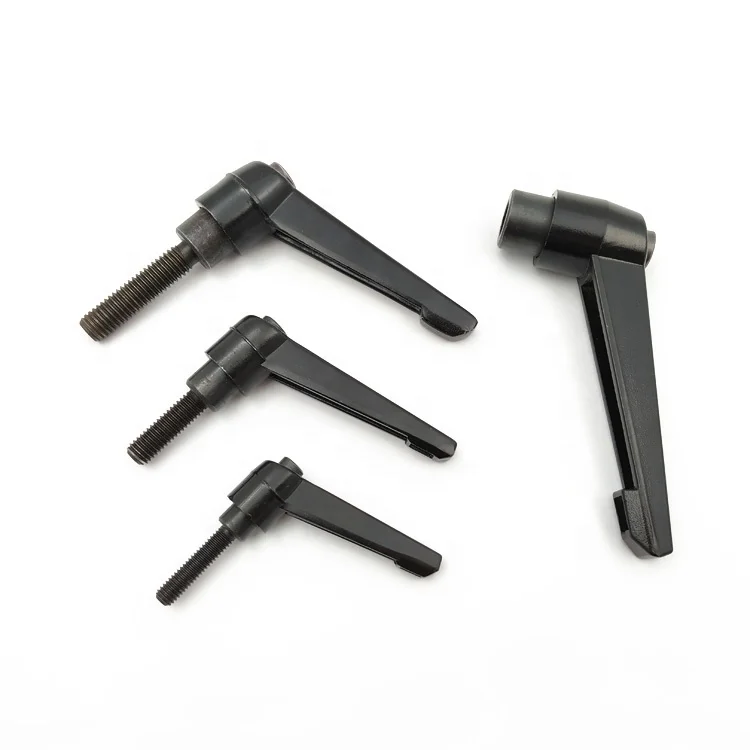 black kirksite m8*63 thread clamp lever handle for machinery accessories