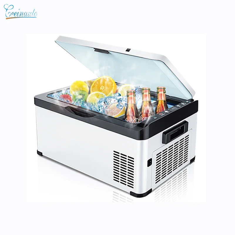 CeeinAuto high efficiency 12 volt refrigerator freezer DC24V best portable refrigerator 30L capacity portable deep freezer