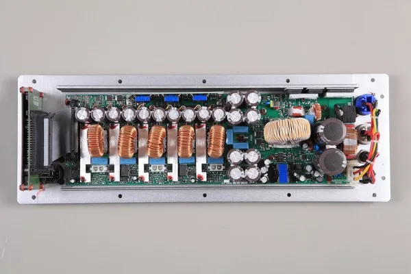 3-way class D power plate amplifier module for speakers with DSP