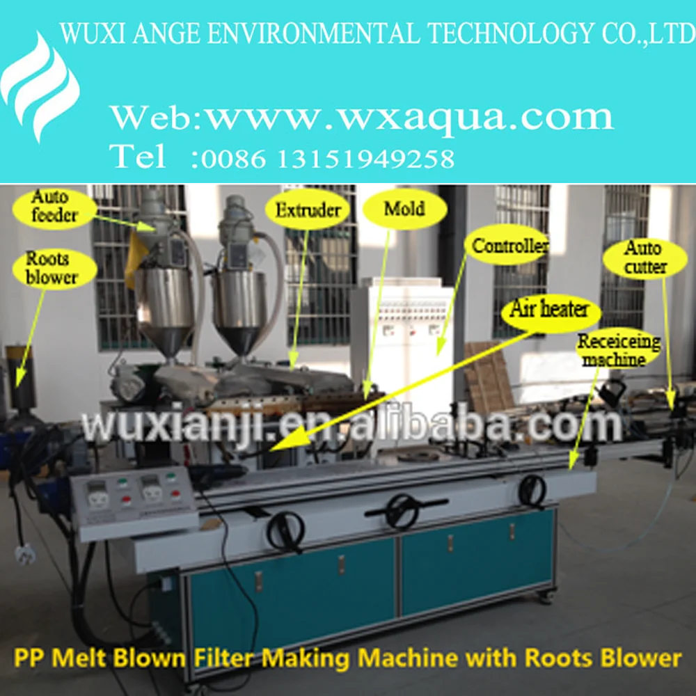 2017 High quality PP melt blown filter cartridge making machine