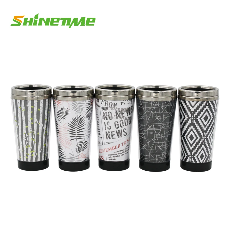 
ShineTime Coffee Travel Stainless Steel Mug Leakproof 